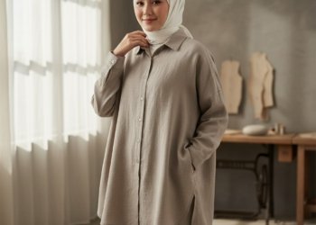 Basic Keten Gömlek Taş